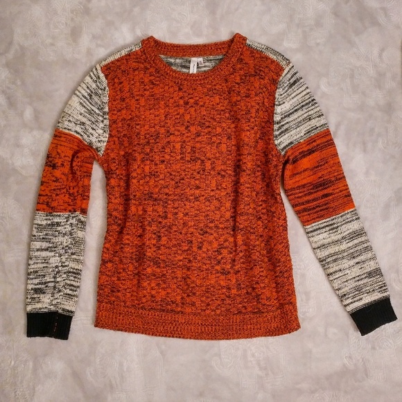 morning apple Sweaters - Morning Apple Color Blocked Cashmere Sweater